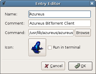 Azureus Entry