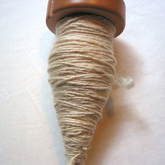 Soy Silk / Alpaca / Mohair on spindle