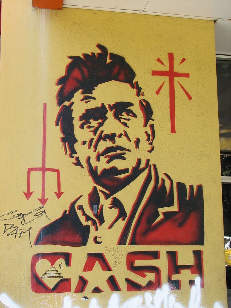 Johnny Cash mural