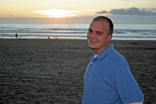Jimmy at Oceano sunset