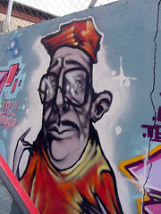 graffiti del bigote