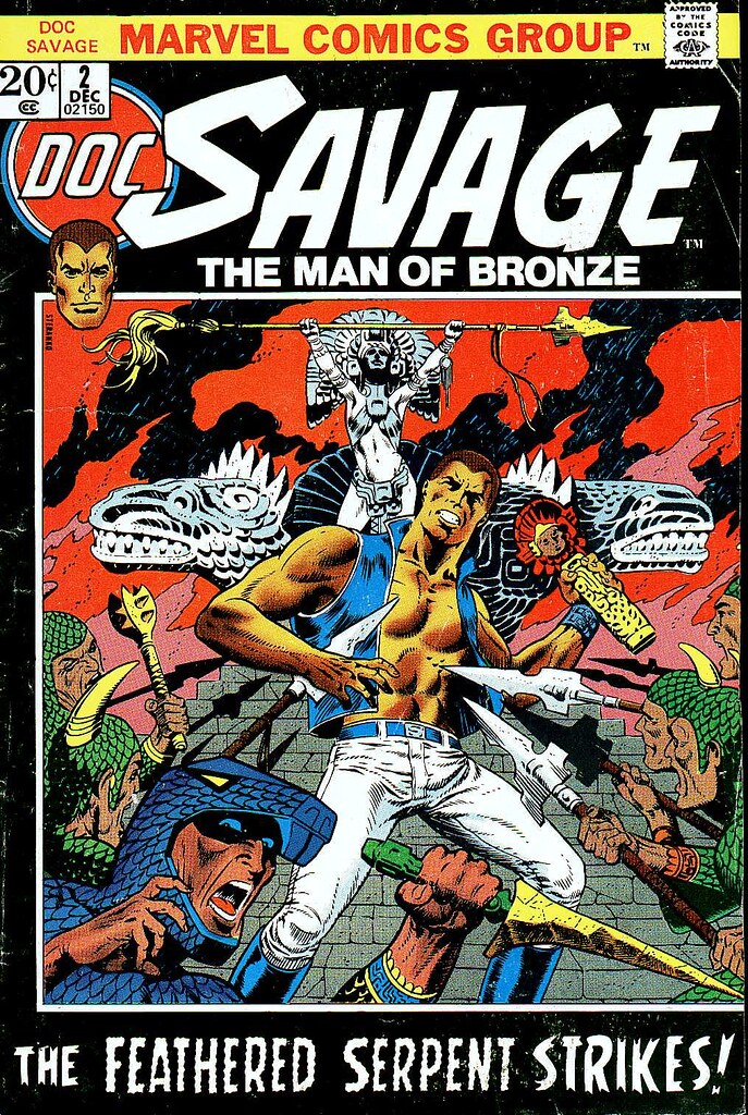Doc Savage 2 cover by Steranko 1972