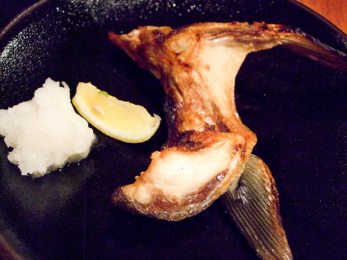 Grilled Yellowtail Fish Collar, Sake Bar Hagi
