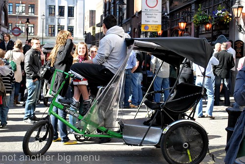 Trishaw in Covent Garden, London