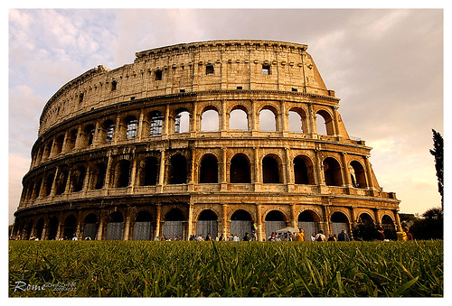 Rome, Colosseum, ancient metropolis city