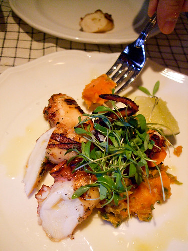 Charred Octopus Salad, the Standard Grill