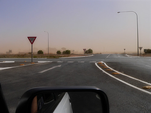 Strong winds and lots of dust