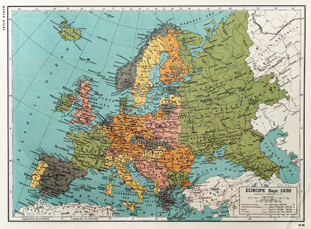 blank map of europe during world war 2. World War II in Europe Wall