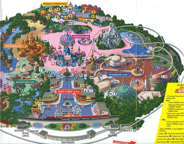 magic kingdom florida map. Magic Kingdom Map.