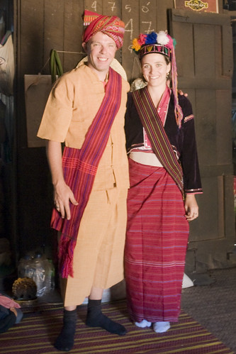 Myanmar girl dress skirt