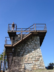 Observation tower at Hanging Rock State Park