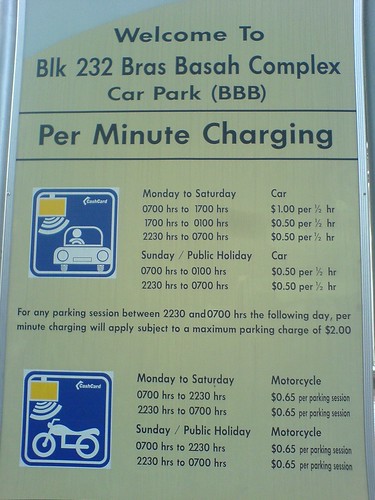 Parking at Bras Basah Complex