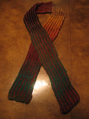 Autumn brioche scarf