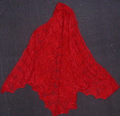 leaf lace shawl