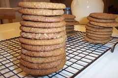gingersnaps stacked