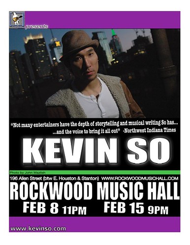 Kevin So - Live at The Rockwood Music Hall