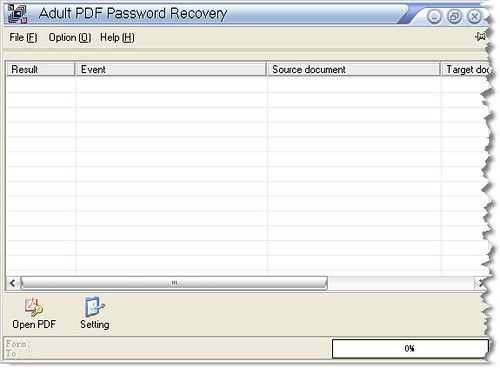 Adultpdf PDF Password Recovery
