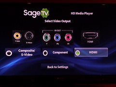 SageTV HD Theater Setup