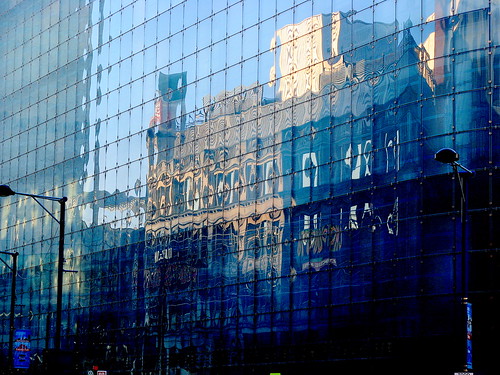 Reflection of the Printworks, Manchester