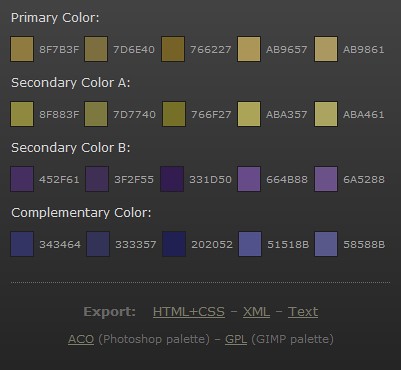 Generador de paletas de colores