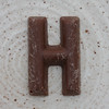 chocolate letter H