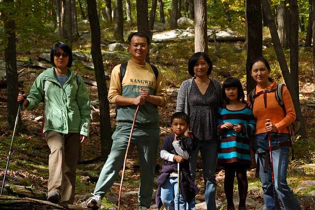 Hiking in Harriman State Park: Hua, Liang, Eric, Xuan, Iris, Lin and ...