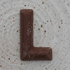 chocolate letter L