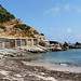 Ibiza - beach with fishing huts