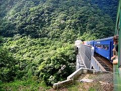 Tren Serra Verde, sobre el puente