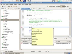Eclipse Screenshot with PyDev