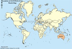 Kedudukan Australia Dlm Peta Dunia