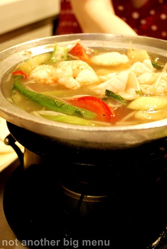 Tay Do - Vegetable sour soup with seafood (Canh Chua Do Bien) £7.50