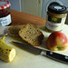 Wholemeal Toast with Fruit and Almond Butter