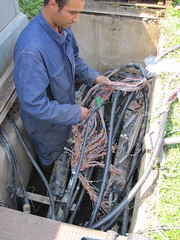 Patching copper lines down to the new NRA