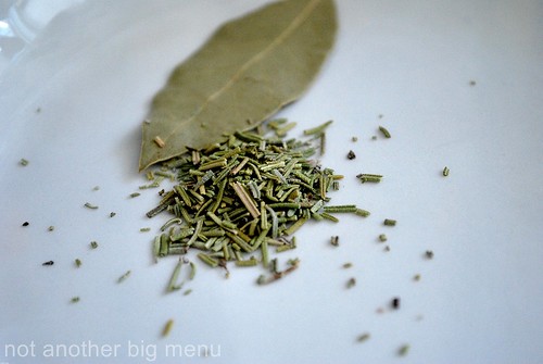 Rosemary and bay leaf