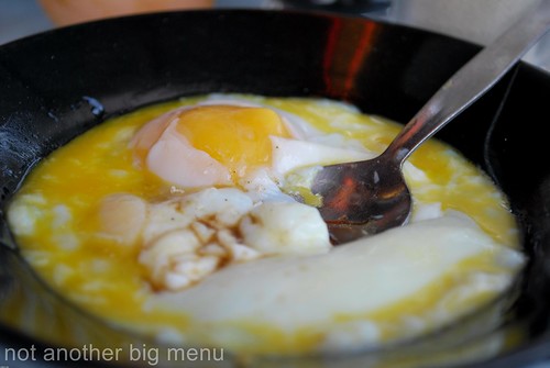 MJ Cafe half boiled egg soya sauce