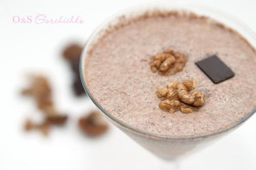 Шоколадно-ореховый смузи | Chocolate nut-flavoured smoothie