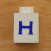 Vintage LEGO brick letter H