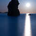 Ibiza - la roca y la luna