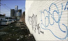 Post Super Bowl Graffiti, Detroit