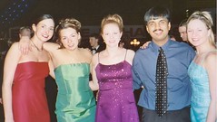 Joy with some American beauties! @ Pres Ball 2003