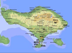 峇里島地圖