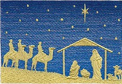 Nativity silhouette