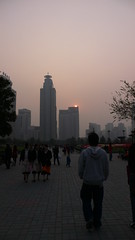 Shanghai sunset: pollution
