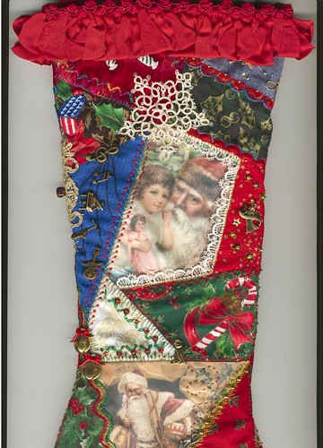 Reverse side of the stocking
