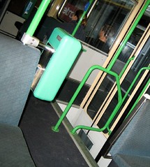 Tram interior (flash)