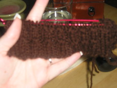 brown_baby cable_swatch