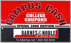 Spring 2006 TTU campus coupon book