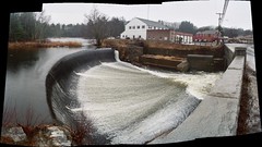 Dam on Souhegan River in Merrimack, NH (scene 1)