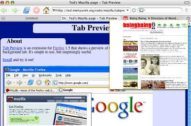 tab preview
